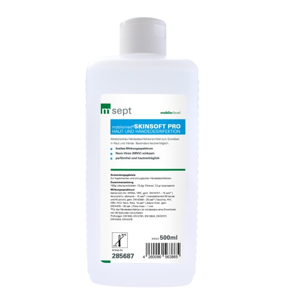 Cleanclub Skinsoft Pro Händedesinfektion - 500 ml