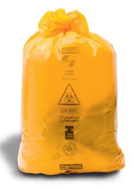 Deiss Abfallsäcke CORONA 120l gelb (1 Rolle = 25 Stück)