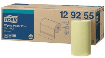 Tork Starke Mehrzweck Papierwischtücher - grün - W5 (1 Karton = 10 Rollen)