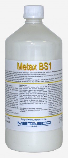 Metasco Metax BS1 - 1 liter Flasche - Kunststoffreiniger
