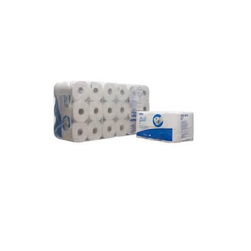 Kimberly-Clark SCOTT Performance 600 Toilet Tissue, 2-lag. hochweiß ( 1 Karton = 6 Packungen )