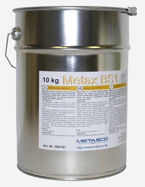 Metasco Metax BS1 - 10 liter Eimer - Kunststoffreiniger