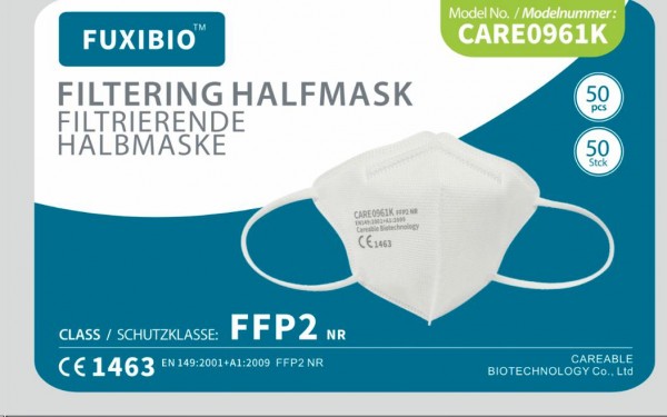 Cleanclub Kindermaske FFP2 (Packung mit 10 Stk.)