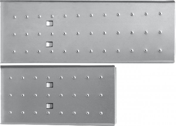 Krause CORDA Plattform zu Gelenkleiter 4x3 Sprossen, Set mit 2 Platten