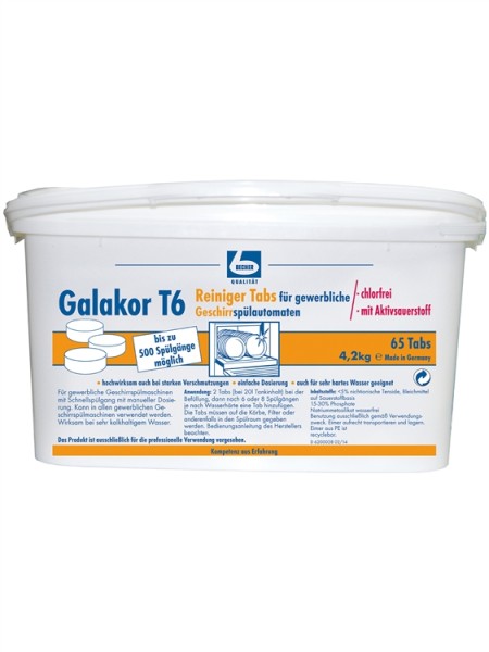 Dr.Becher Galakor Geschirr-Reiniger-Tabs T6 65 Stück