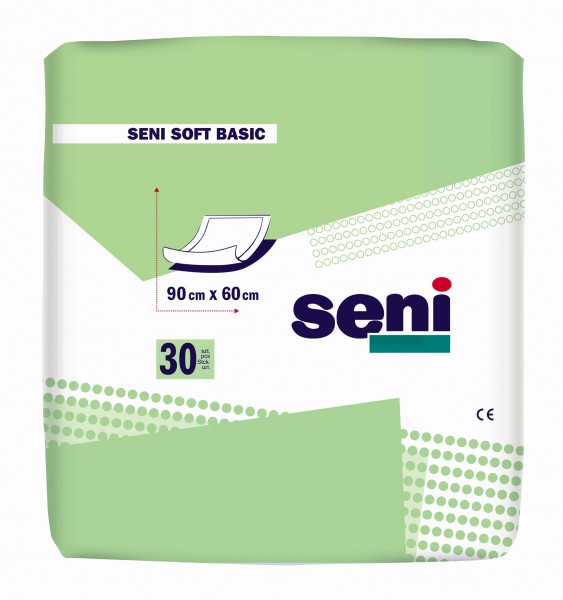 Seni Soft Basic Krankenunterlage 90x60 (1 Packung = 30 Stück)