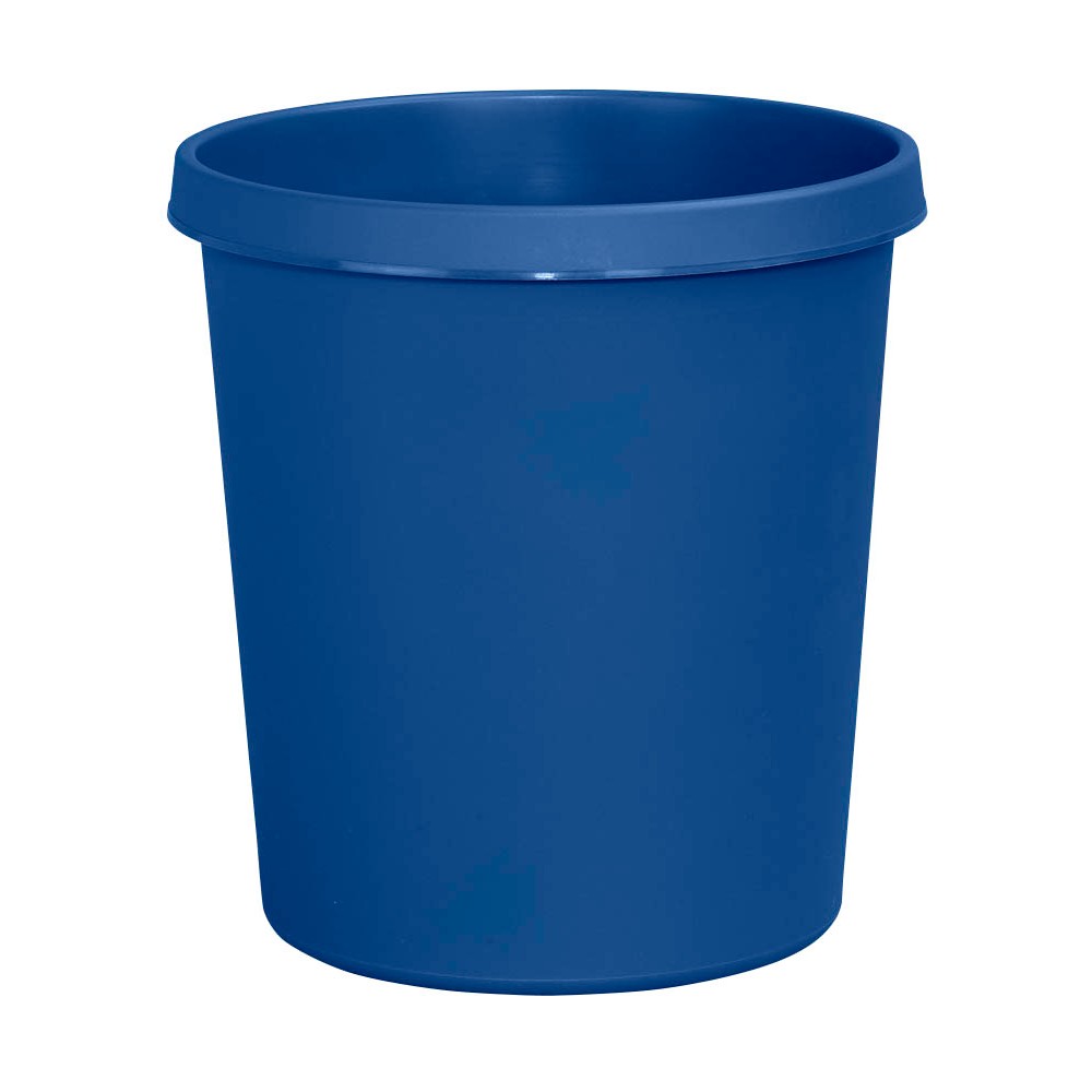 Helit Papierkorb Bürokorb Abfallkorb Mülleimer mit Rand 18 L blau 