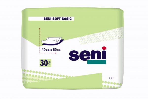 Seni Soft Basic Krankenunterlage 40x60 (1 Packung = 30 Stück)
