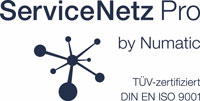 ServiceNetz Pro by Numatic - TÜV-zertifiziert / DIN EN ISO 9001